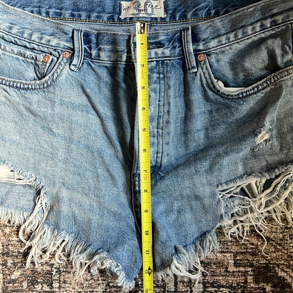 Free people Jean shorts 30 - Picture 3 of 5